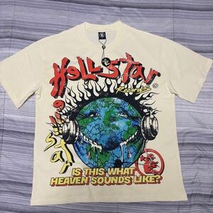 Hell star Tee Heaven on Earth Cream